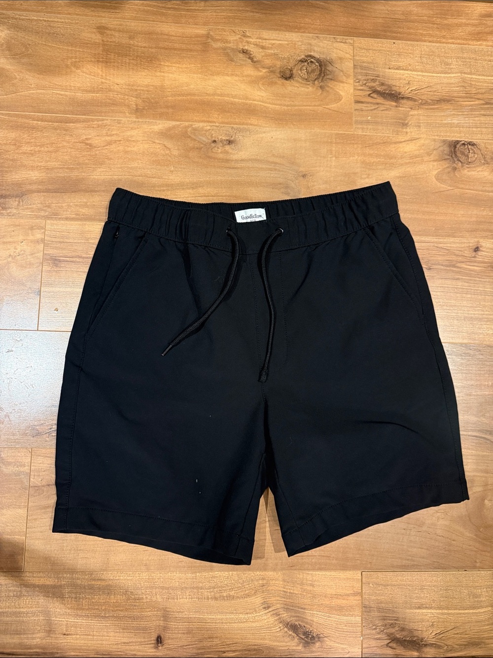 Goodfellow & Co Men's Black Athletic Drawstring Shorts